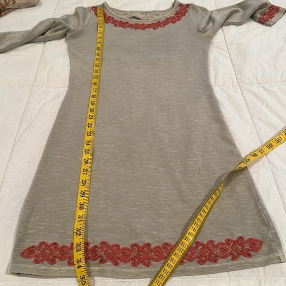 Free People ⭐️dress with orange embroidery - Picture 9 of 10